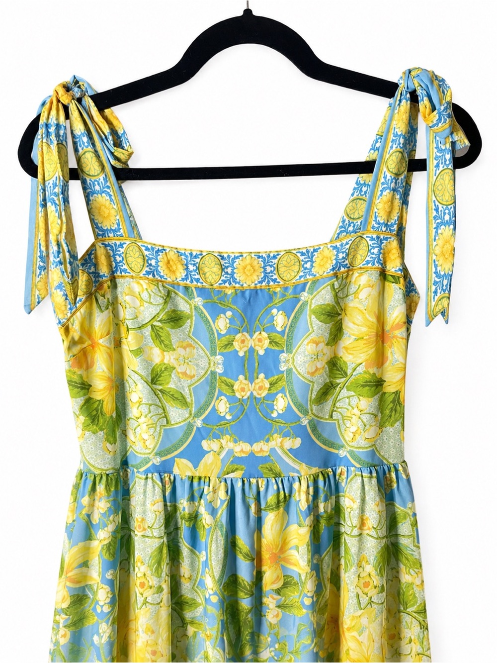 Flying Tomato GOLDEN HOUR BLOOM WOVEN MAXI DRESS - Picture 4 of 12